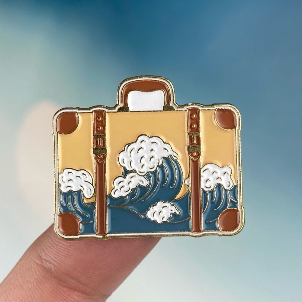 Cruise Luggage Enamel Pin/ Brooch Lapel